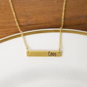 Love Bar Necklace