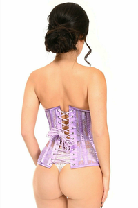 Lavish Sheer Lace Underwire Open Cup Underbust Corset