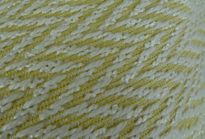 Plutus Honey Praire Yellow and Cream Handmade Luxury Pillow