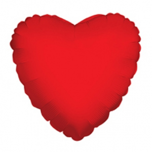 Red Heart Mylar Balloon