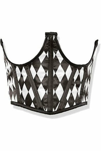 Lavish Diamond Satin Open Cup Waist Cincher