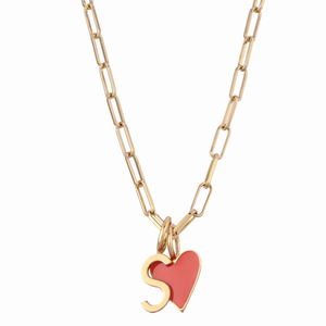 CARA ENAMEL CHARM NECKLACE