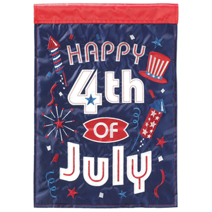 Happy 4Th Of July Fireworks Poly Garden