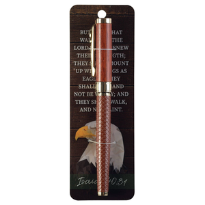 Pen Cross Emblem Eagle Isaiah 40:31