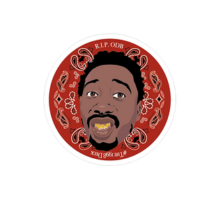 The 'Shimmy-Shimmy Ya!' Commemorative Sticker #RIPODB