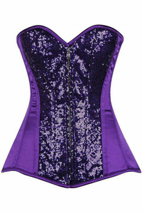 Top Drawer Sequin Steel Boned Corset