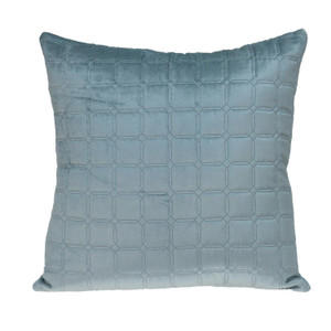 Gray Quilted Decorative Throw Pillow - 808230111486