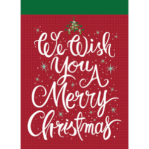 Garden We Wish You A Merry Blap Flag