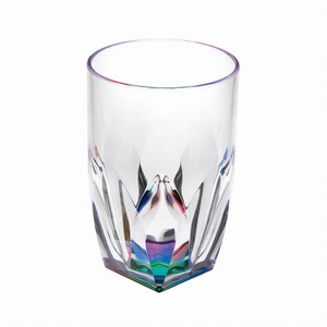 Acrylic Rainbow Diamond Hi-Ball 17 oz.  Set of 4