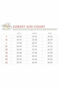 Top Drawer Steel Boned Underbust Corset with Chains and Clasps