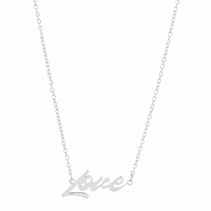 LOVE SCRIPT NECKLACE