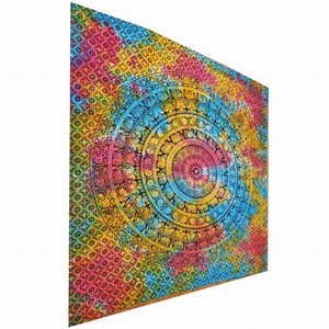 Elephant Mandala Chakra Star Tapestry