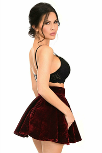 Crushed Velvet Skirt