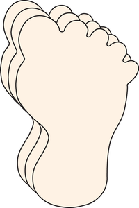 Large Single Color Creative Foam Cut-Outs