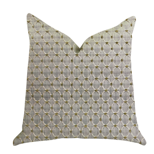 Plutus Circular Ringed Luxury Throw Pillow
