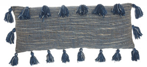 Royal Blue Tasseled Lumbar Pillow - 4512822828558 Royal Blue Tasseled Lumbar Pillow - 4512822828558