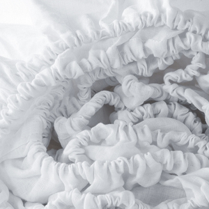 White Linen King Fitted sheet