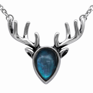 Mother of Pearl  Reindeer Necklace