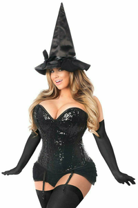Top Drawer Sequin Witch Corset Costume