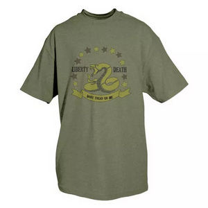 Don't Tread On Me T-Shirt Olive Drab - Medium