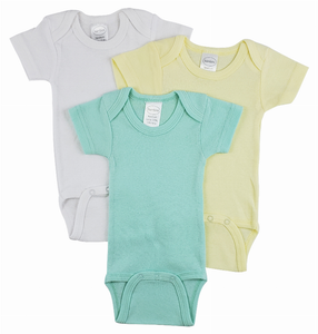 Bambini Short Sleeve One Piece 3 Pack