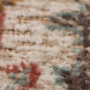 4' x 6' Beige Medallion Power Loom Area Rug With Fringe