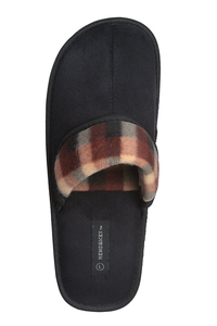 Roxoni Men's Suede Scuff Slipper Classic Style House Slipper