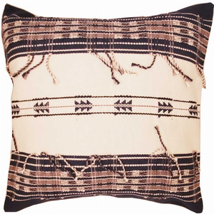 Dhurrie Cotton Fabric Cushion Cover Design Home Accent Furnishing - 16" x 16"