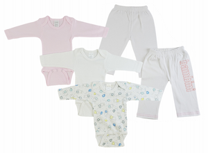 Bambini Infant Girls Long Sleeve Onezies and Track Sweatpants