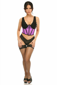 Lavish Mesh Open Cup Waist Cincher