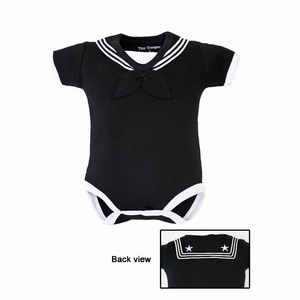 Navy Baby Sailor Bodysuit