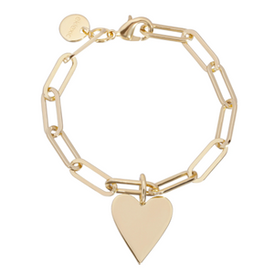 HELENA & LARGE ELONGATED LINK CHAIN BRACELET