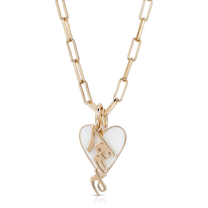LEONA ENAMEL CHARM NECKLACE