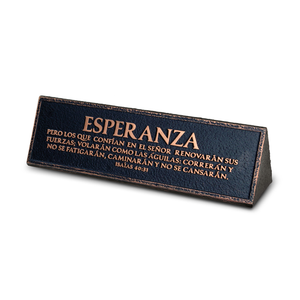 Plaque Spanish Esperanza Isaias 40:31