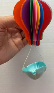 Hot Air Balloon Assorted Color Creative Cut-Outs