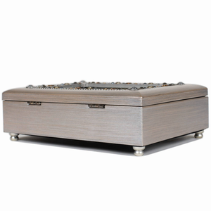 I Always Thank The Lord Pewter Jeweled Music Box