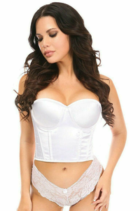 Lavish Satin Underwire Bustier