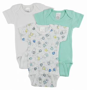 Bambini Short Sleeve One Piece 3 Pack