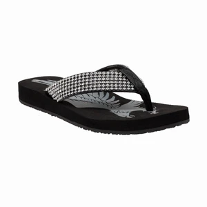 Women's Jeweled Low Thong Sandal