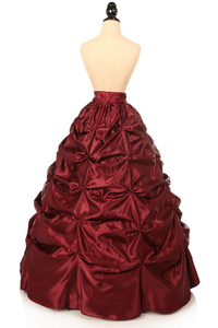 Satin Pick-Up Long Skirt