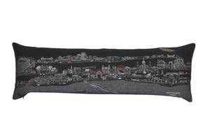 45" Black New Orleans Nighttime Skyline Lumbar Decorative Pillow - 606114643418 45" Black New Orleans Nighttime Skyline Lumbar Decorative Pillow - 606114643418