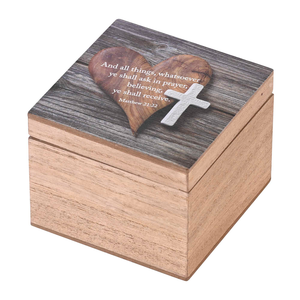 Keepsake Box In All Things Matt.21 (KJV)