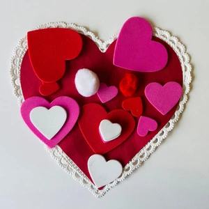 Small Tri Color Creative Foam Cut-Outs