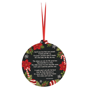 Wood Ornament The Christmas Candy Cane