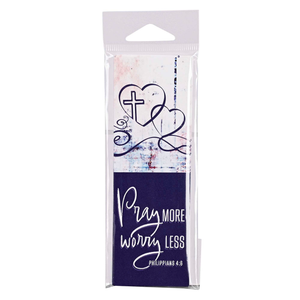 Packaged Bookmarks Pray More Worry Less - 603799689427