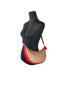 Coach Aria Signature Canvas Shoulder Bag Purse - 196395996001