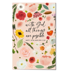 Journal Floral Believe In  - 667665700012