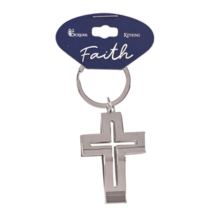 Keyring Hope Cross Faith Card - 603799691055