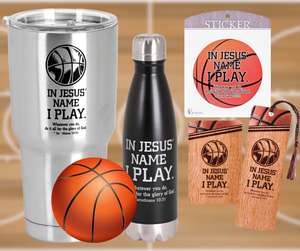 Tumbler Basketball In Jesus Name I Play - 603799691239