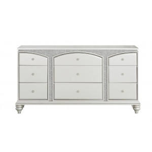 66" Platinum Manufactured Wood Nine Drawer Standard Dresser - 606114153160